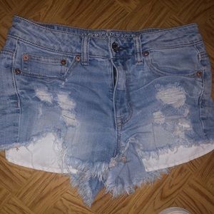american eagle jean shorts